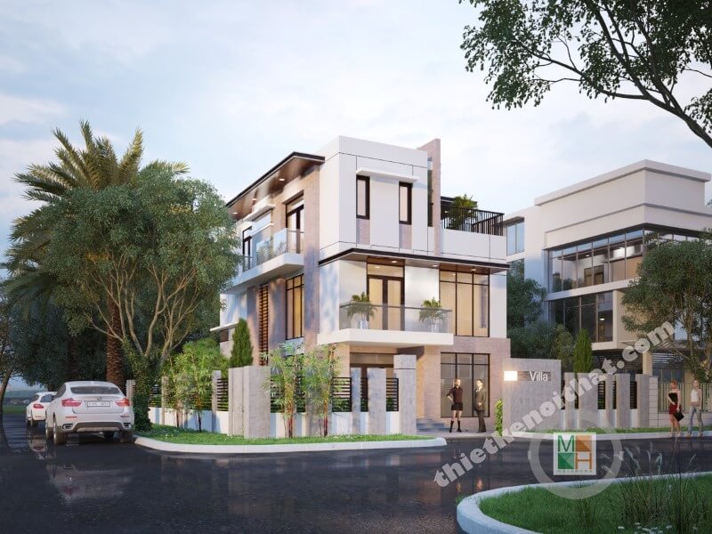 Mẫu thiết kế kiến trúc villa hiện đại cao cấp tại KĐT Phú Mỹ Hưng, Sài Gòn