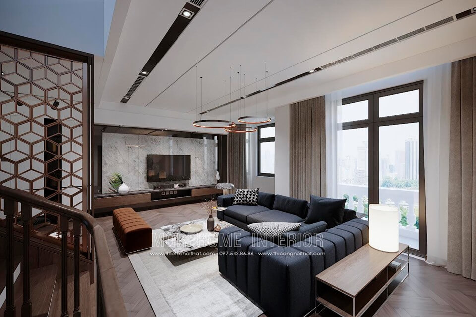 Thiết kế nội thất biệt thự Vinhomes Imperia Hải Phòng phong cách hiện đại , sang trọng thiết kế biệt thự