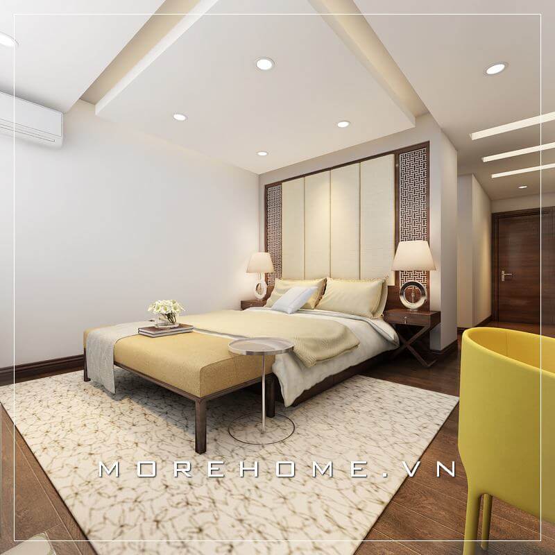 Thiết kế nội thất phòng ngủ ông bà phong cách hiện đại và nhẹ nhàng Thiết kế biệt thự