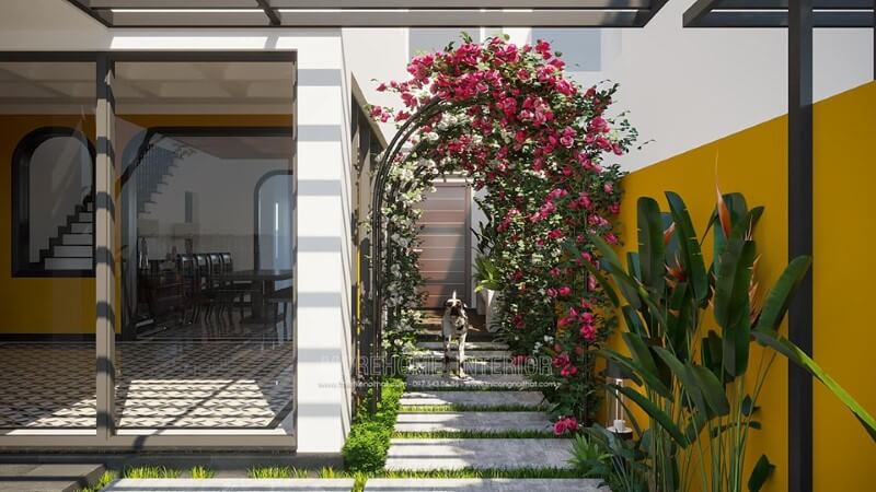 Thiết kế và thi công ngoại thất biệt thự gamuda phong cách á đông thiết kế kiến trúc